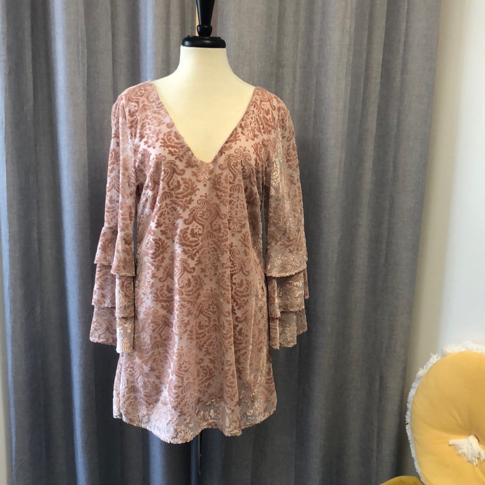 Lucy Love - Pink Quart Shine On Dress - Picture 1 of 3